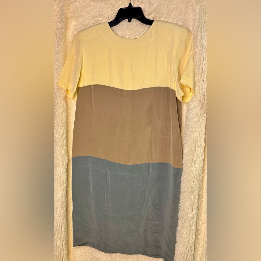 Vintage Barrie Pace LTD Silk 2-Piece Dress & Jacket Set — Size 14 - Picture 3 of 4